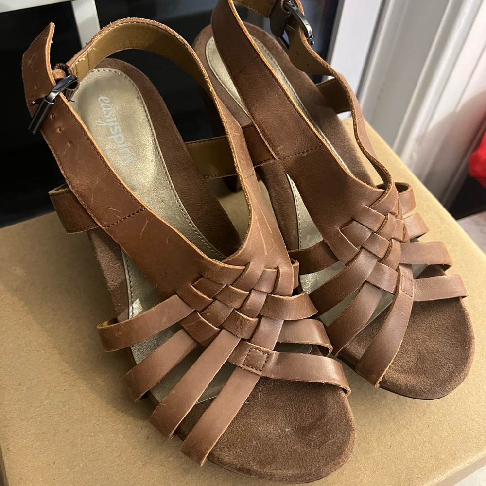 | Easy Spirit Leather Heels | Sz 8 |